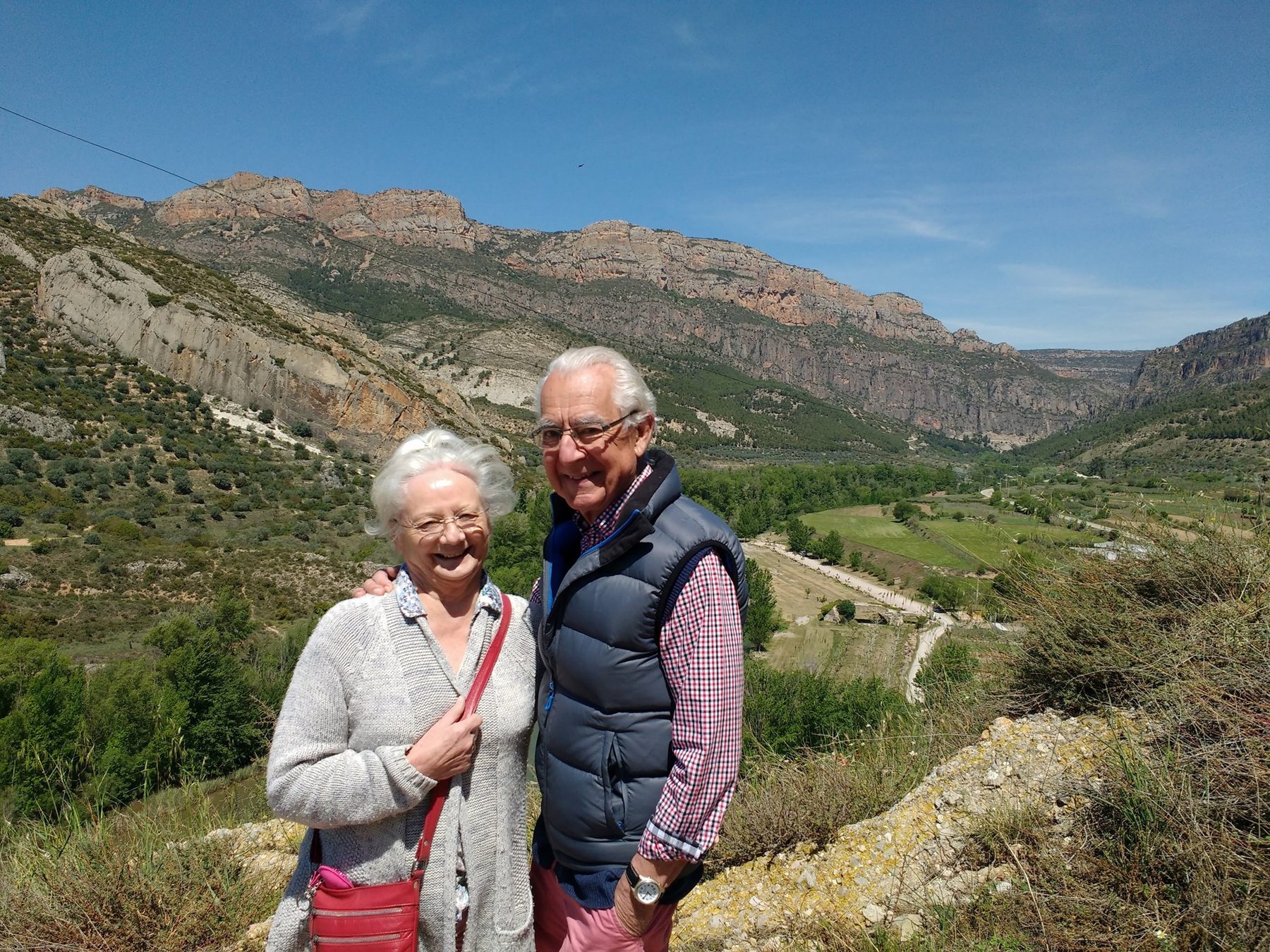 In the hills, With Margaret