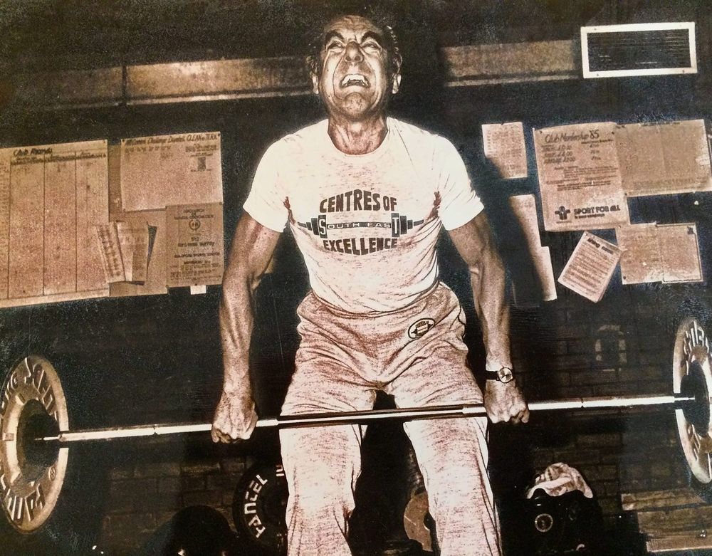 Brian training in the Centres of Excellence shirt
