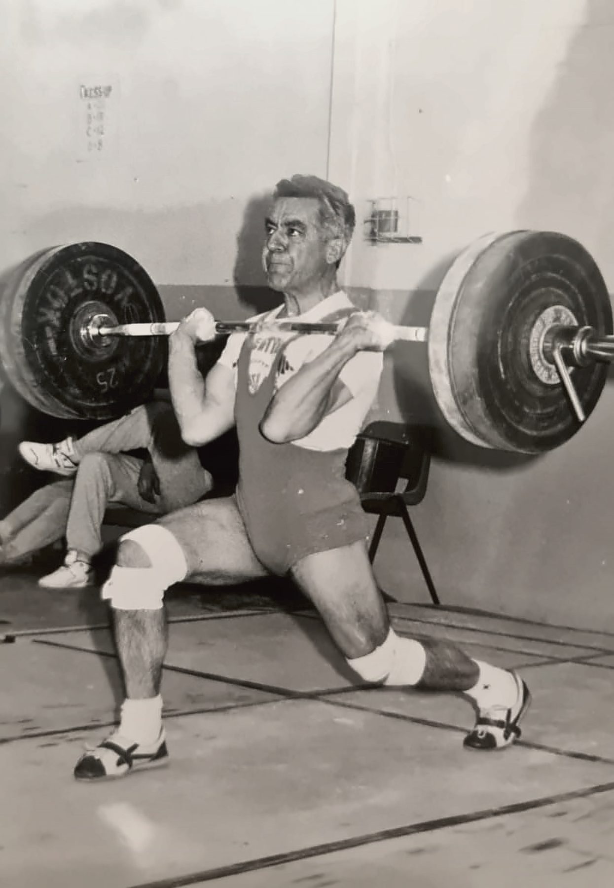 Brian in a deep split clean